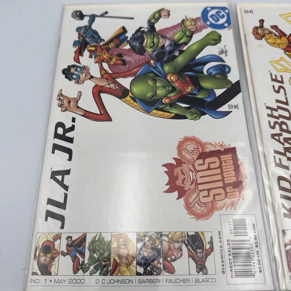 Young Justice JLA JR Sins of Youth DC Comics Lot Of 5 Comics